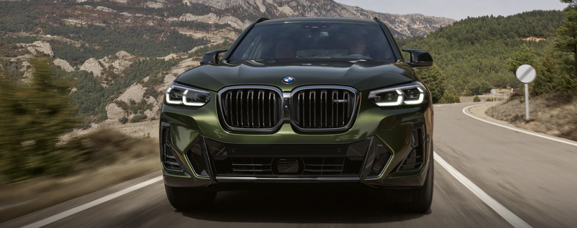 2022 BMW X3 on the road