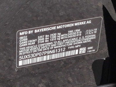 2023 BMW X3 xDrive30i