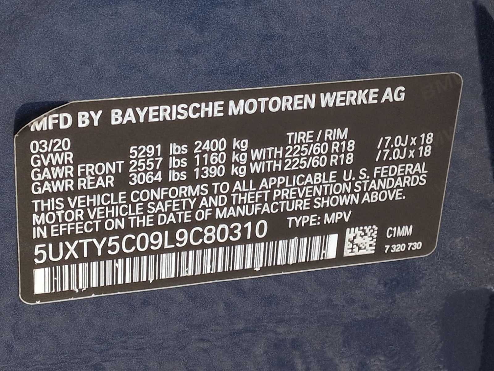 2020 BMW X3 xDrive30i xDrive30i