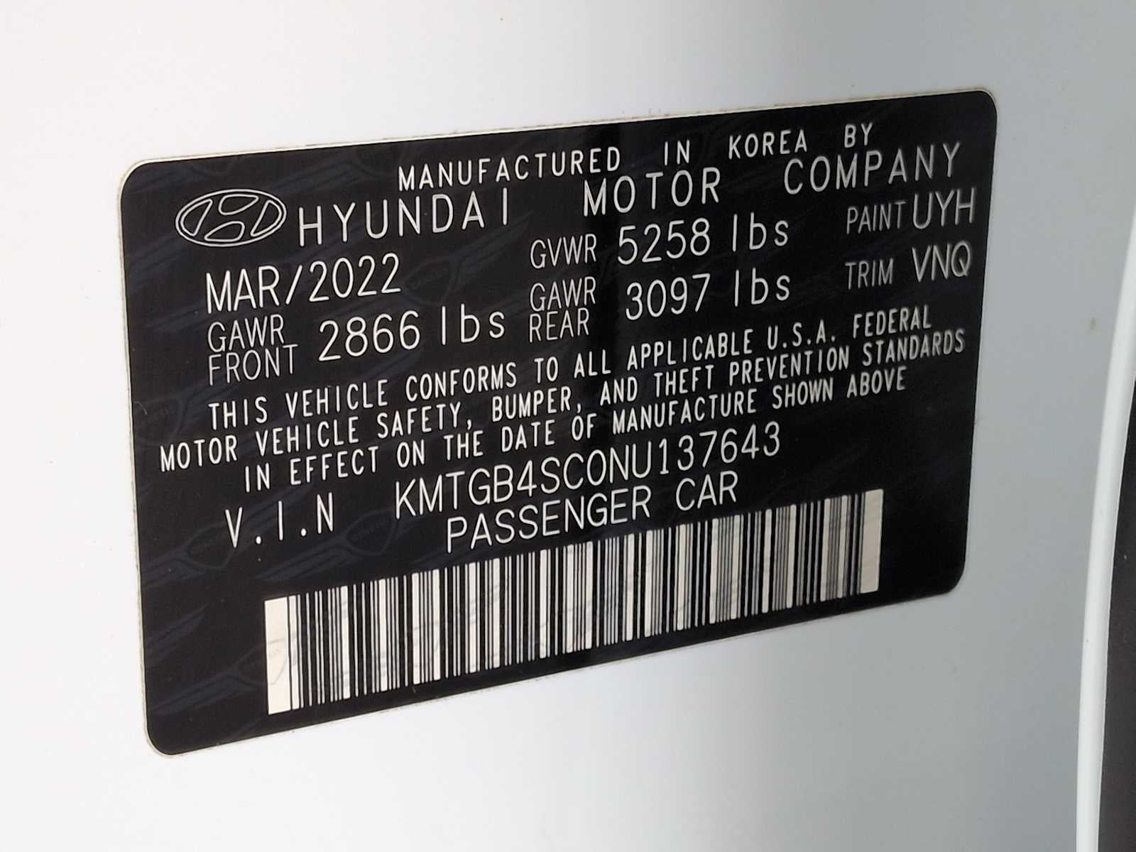 2022 Genesis G80 2.5T