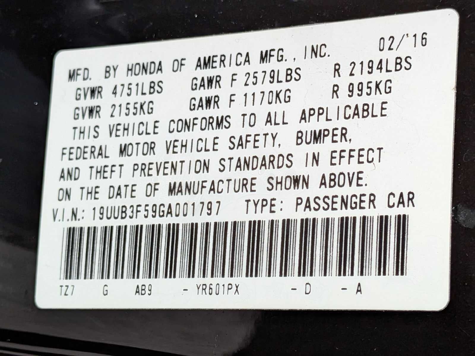 2016 Acura TLX V6 Tech