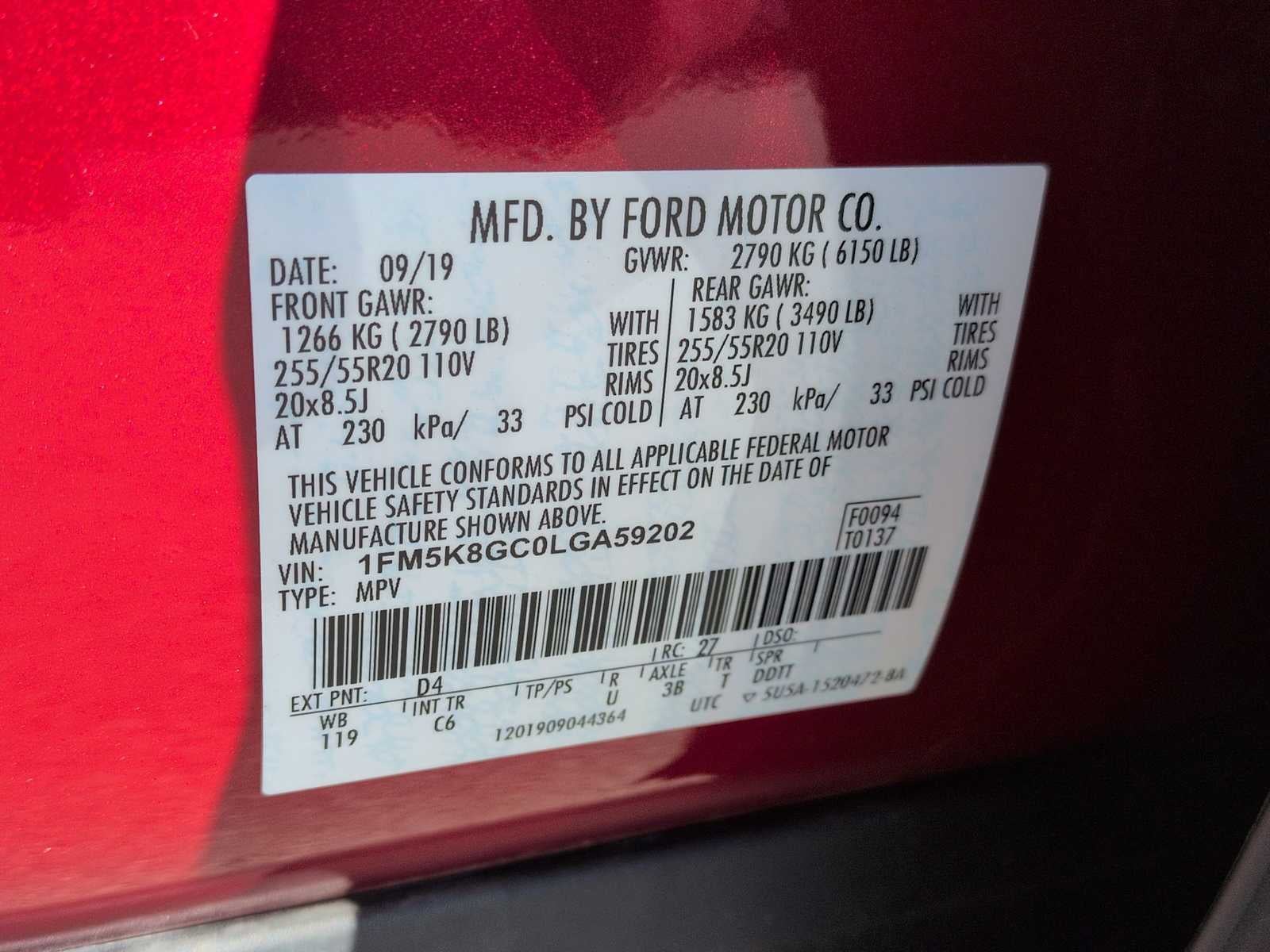 2020 Ford Explorer ST