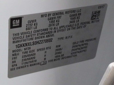 2017 GMC Acadia Denali