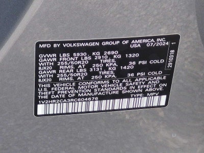 2024 Volkswagen Atlas 2.0T SE w/Technology