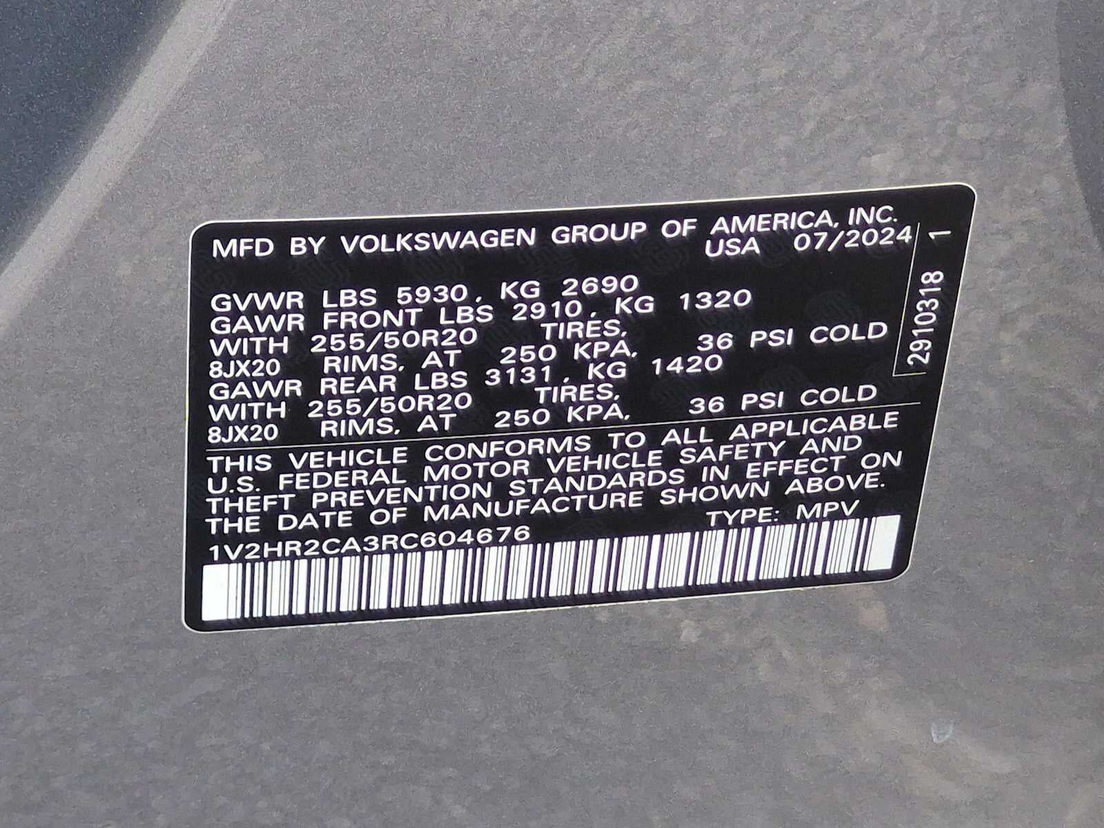2024 Volkswagen Atlas 2.0T SE w/Technology