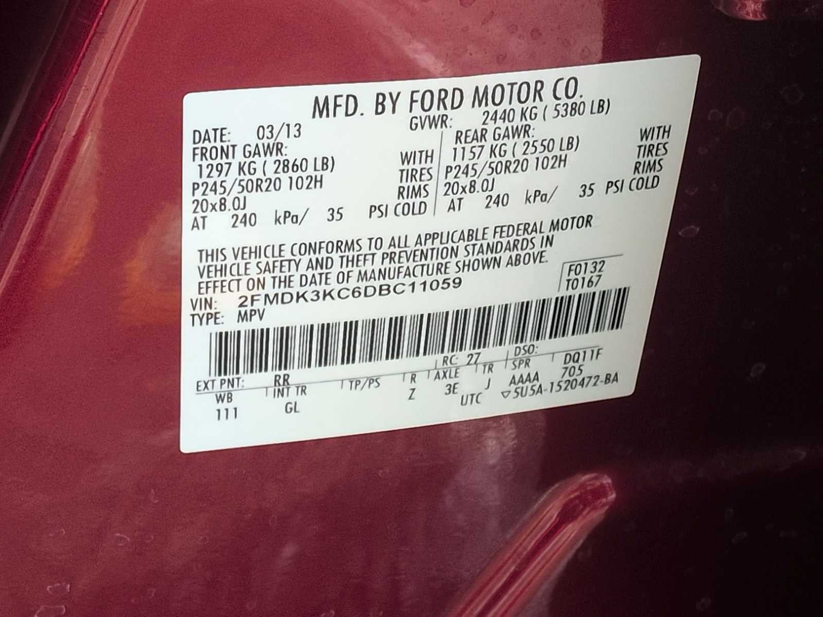 2013 Ford Edge Limited