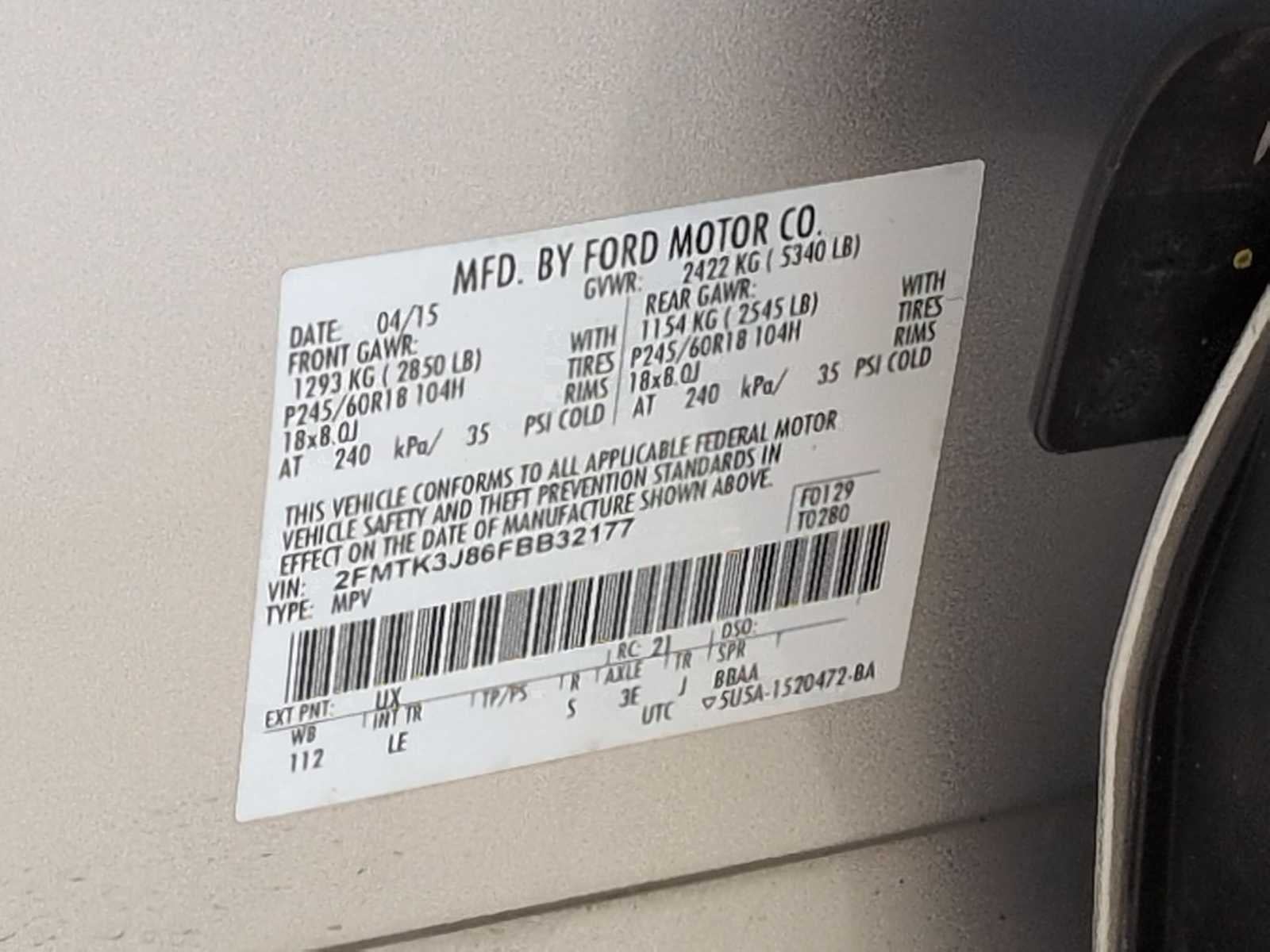 2015 Ford Edge SEL