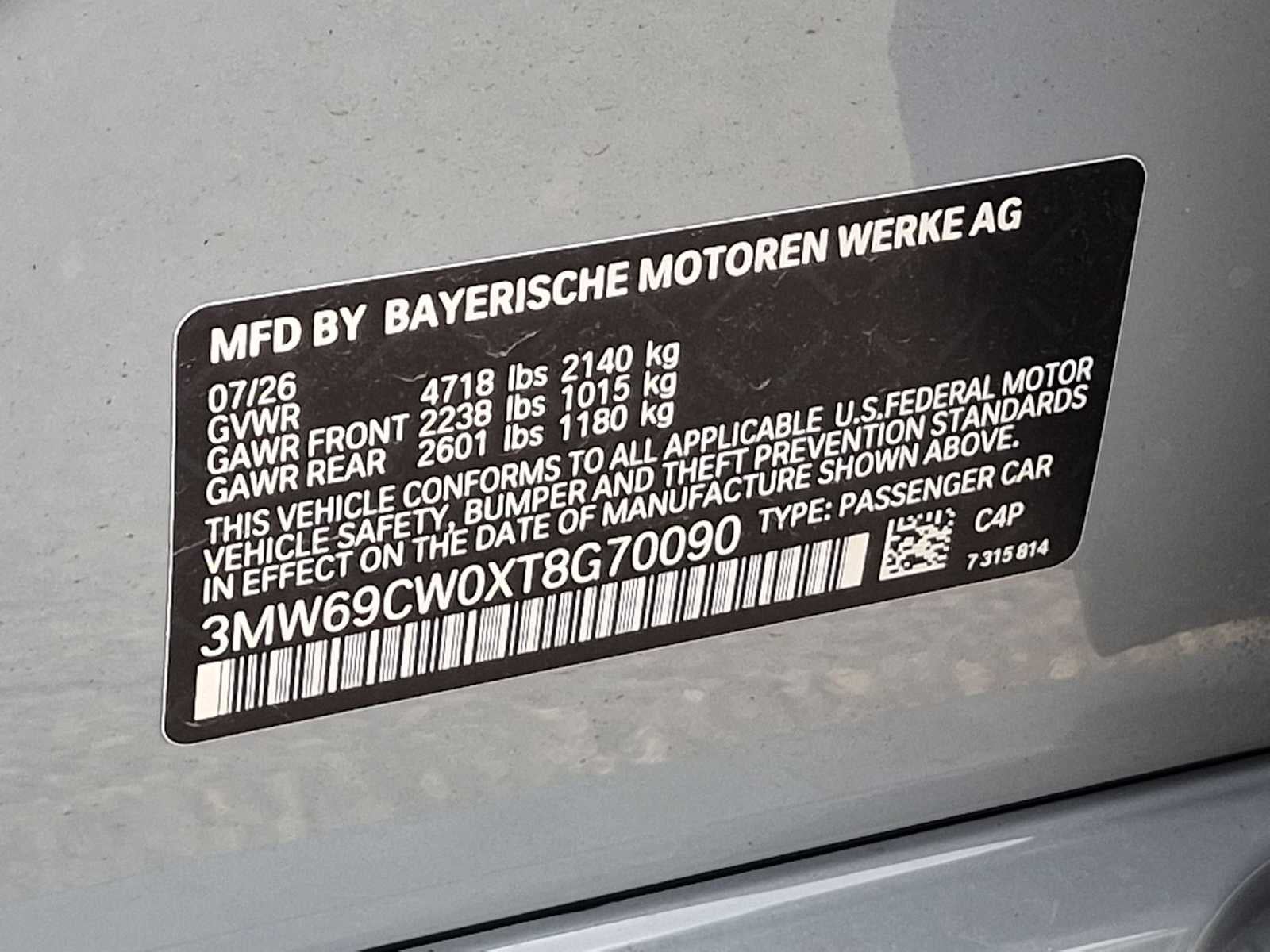 2026 BMW 3 Series 330i NA