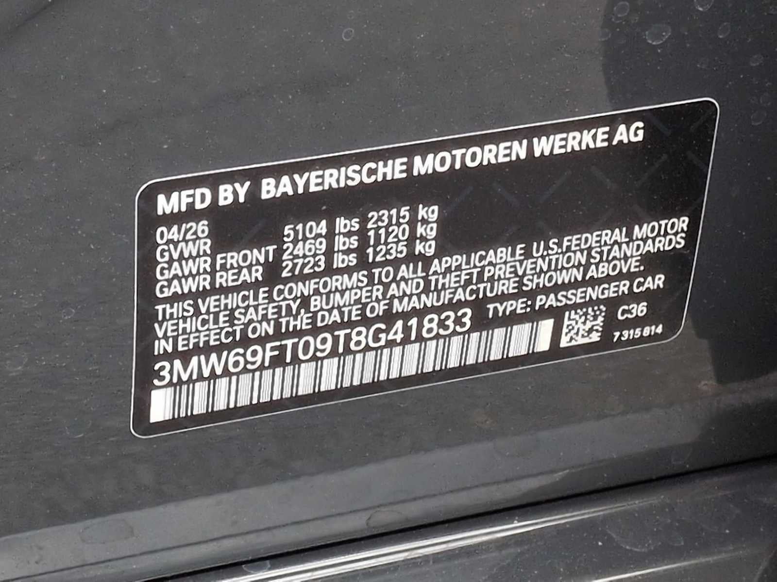 2026 BMW 3 Series M340i NA xDrive