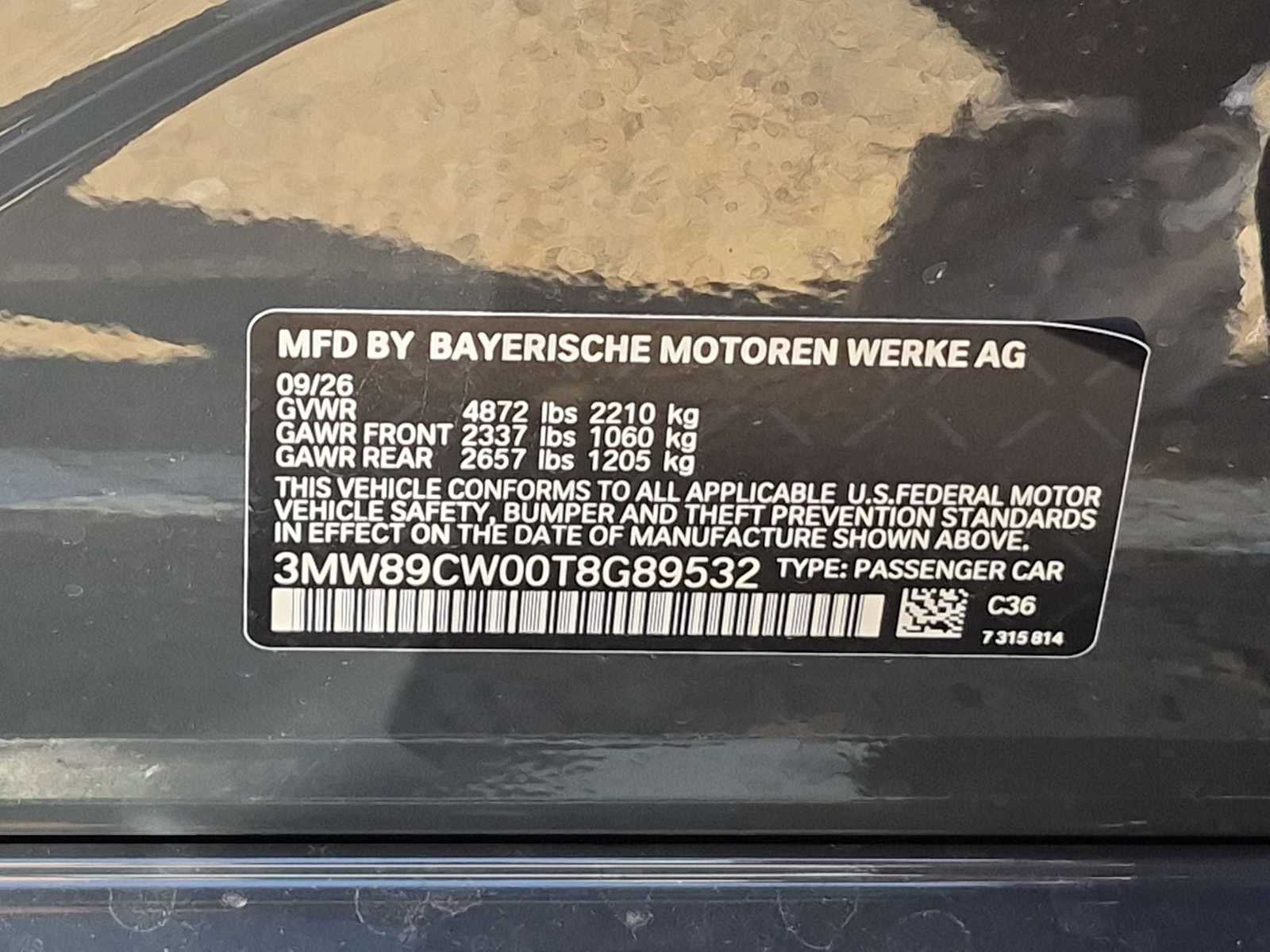 2026 BMW 3 Series 330i NA xDrive