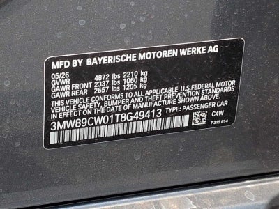 2026 BMW 3 Series 330i NA xDrive