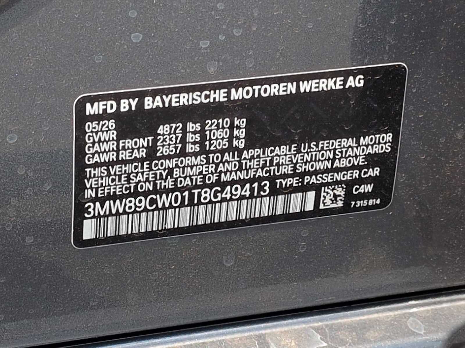 2026 BMW 3 Series 330i NA xDrive