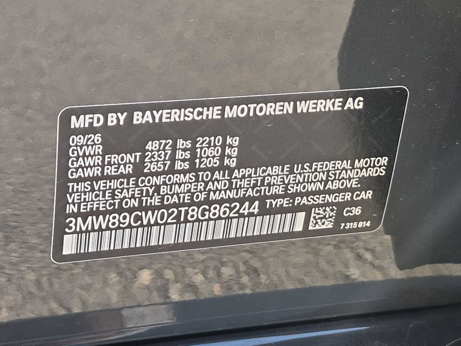2026 BMW 3 Series 330i NA xDrive