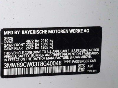 2026 BMW 3 Series 330i NA xDrive