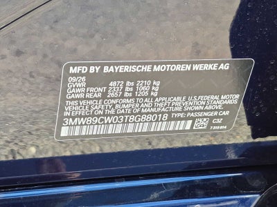 2026 BMW 3 Series 330i NA xDrive