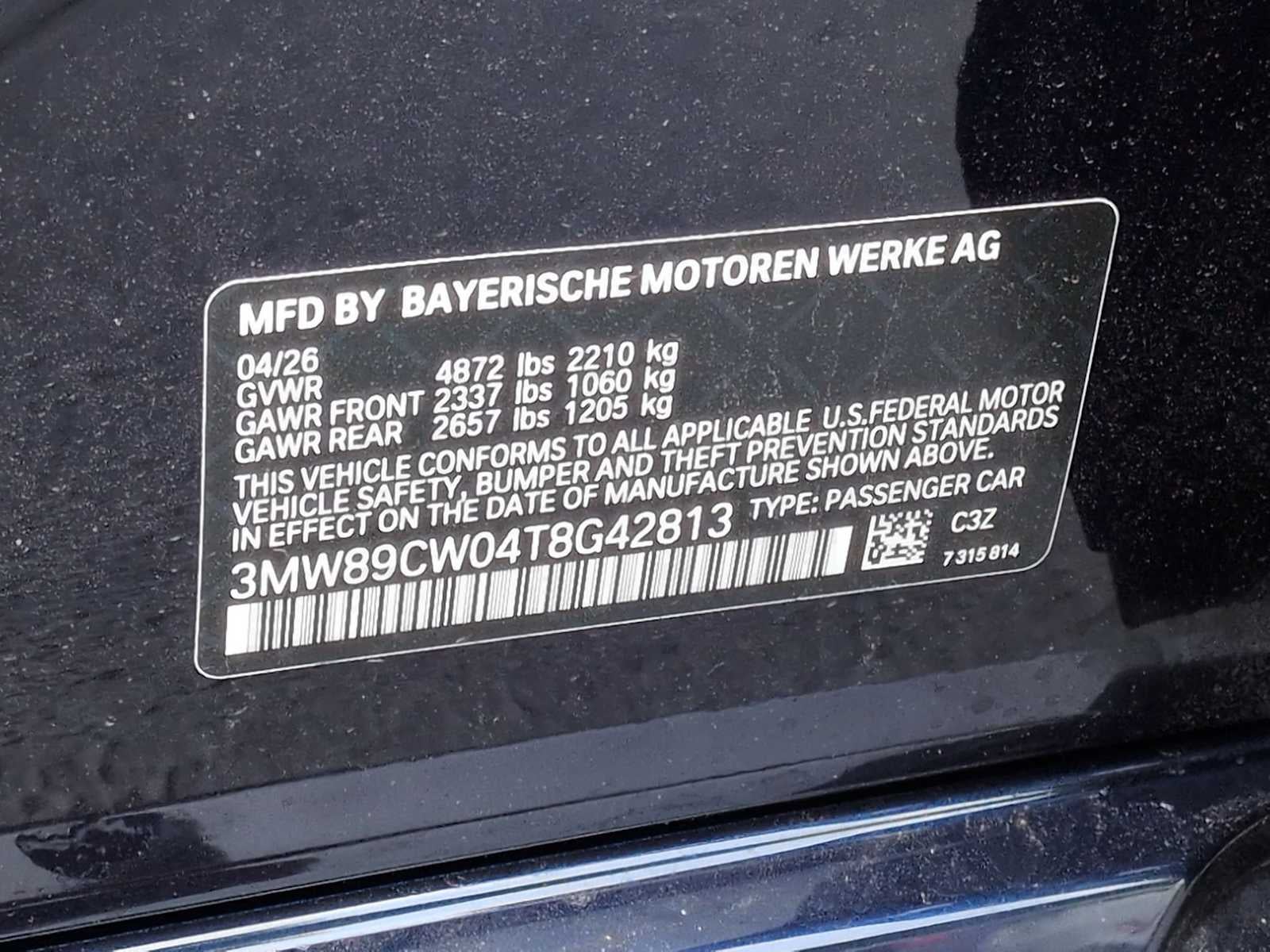 2026 BMW 3 Series 330i NA xDrive