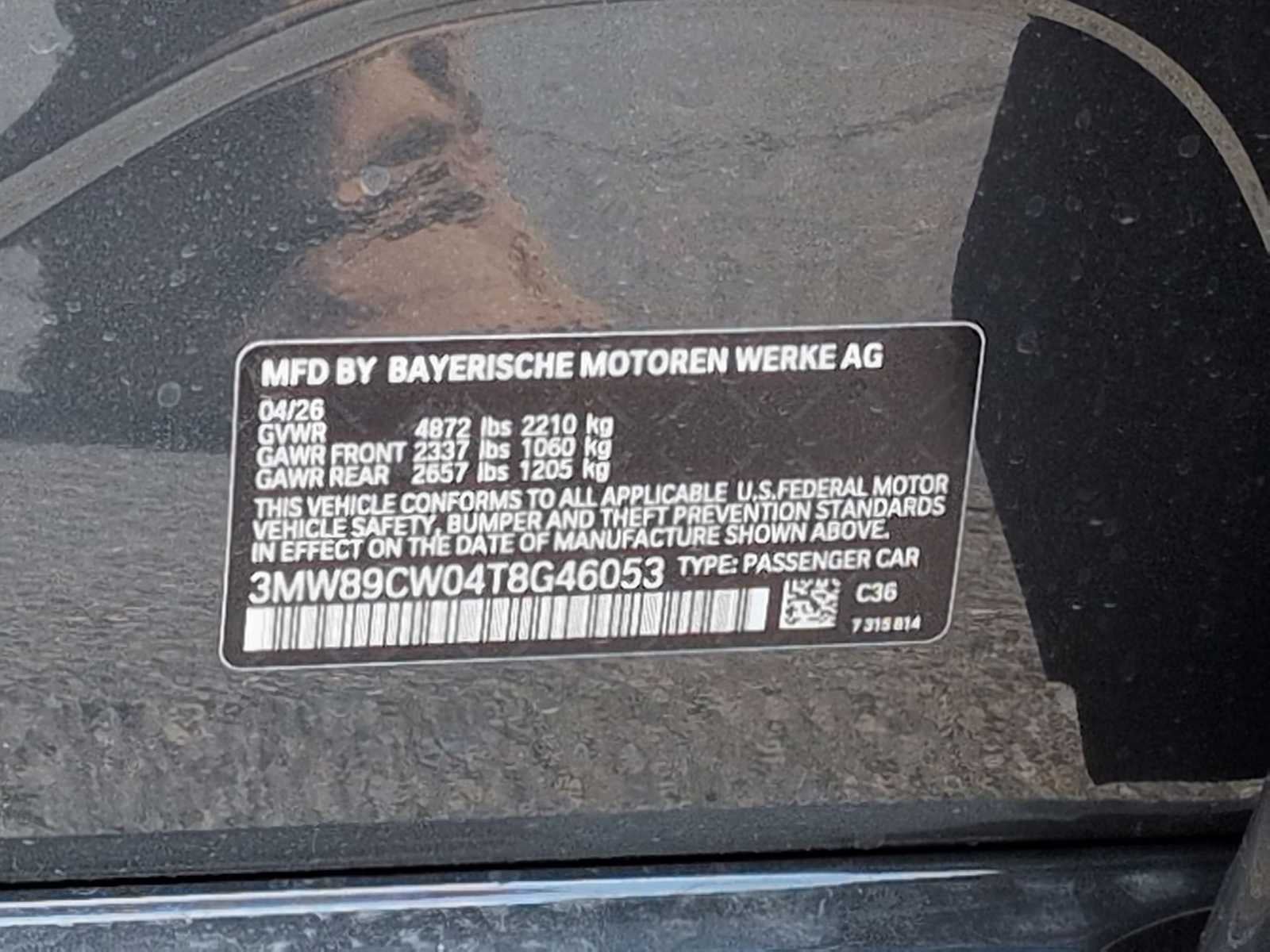 2026 BMW 3 Series 330i NA xDrive