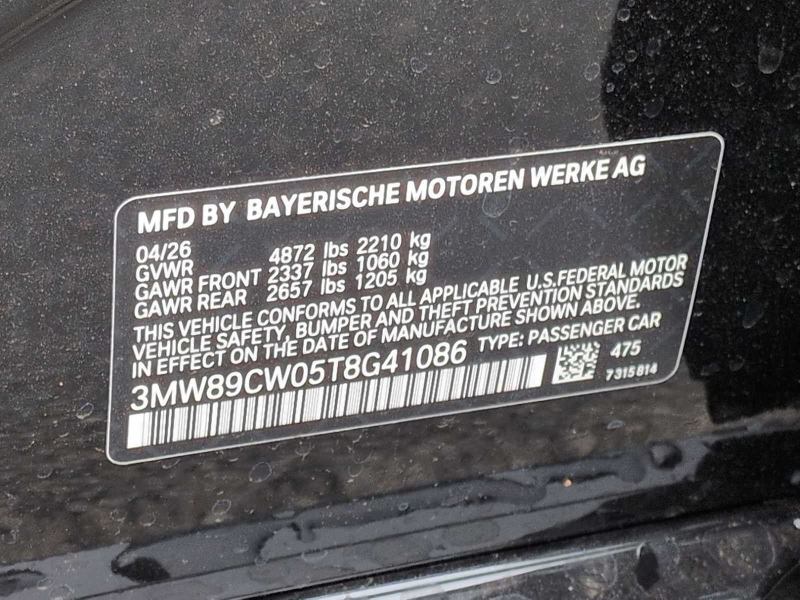 2026 BMW 3 Series 330i NA xDrive