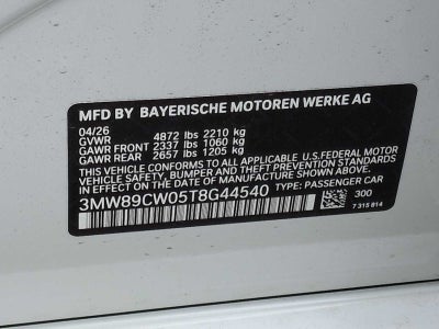 2026 BMW 3 Series 330i NA xDrive