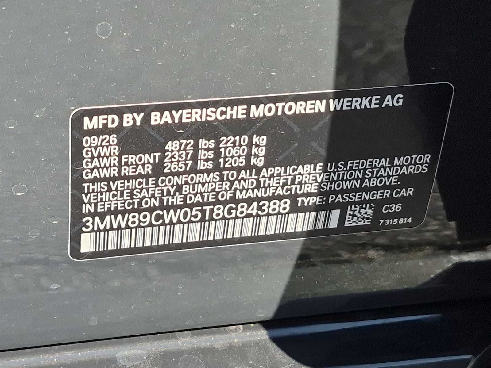2026 BMW 3 Series 330i NA xDrive