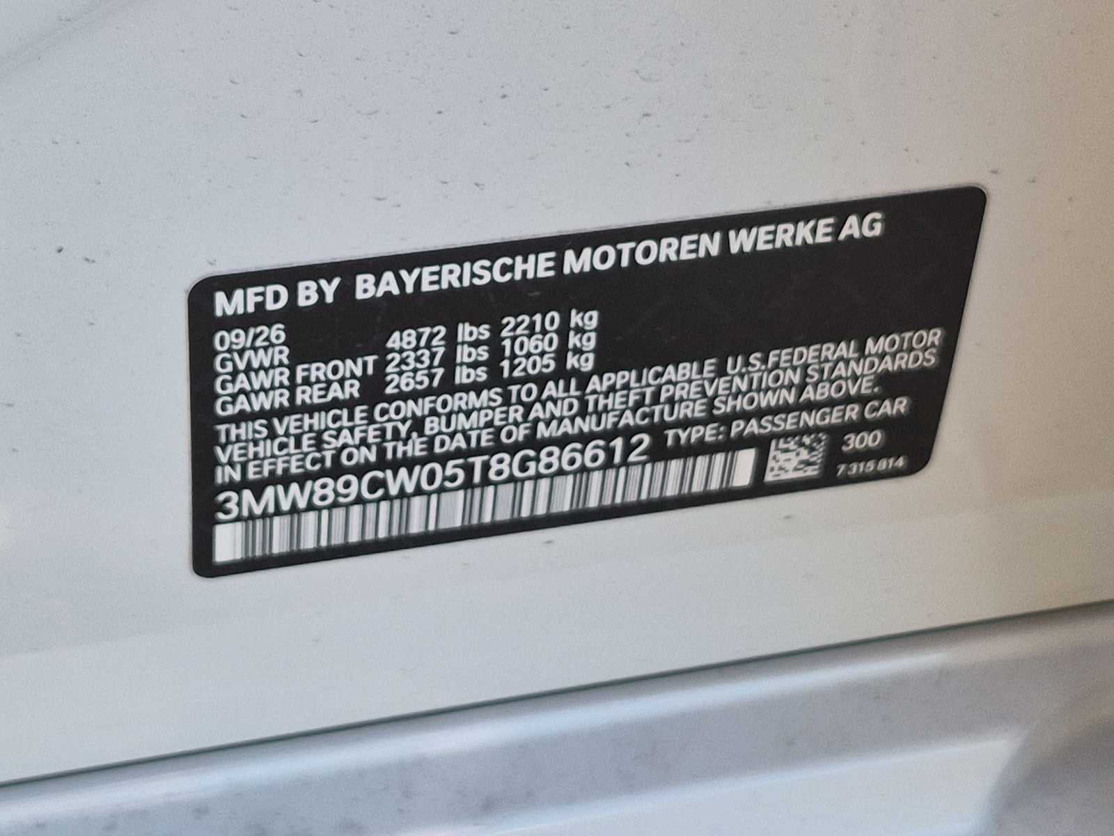 2026 BMW 3 Series 330i NA xDrive