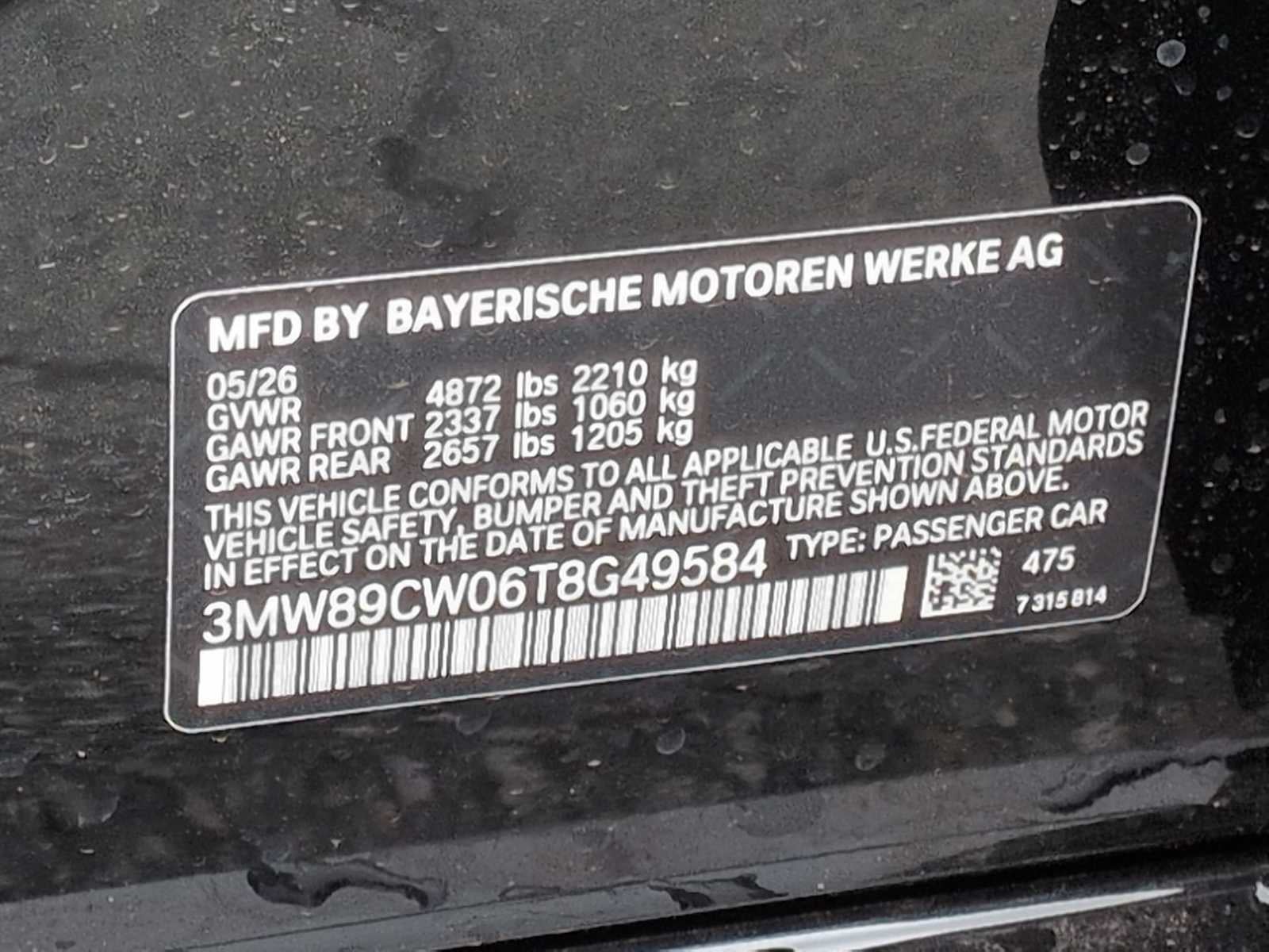 2026 BMW 3 Series 330i NA xDrive