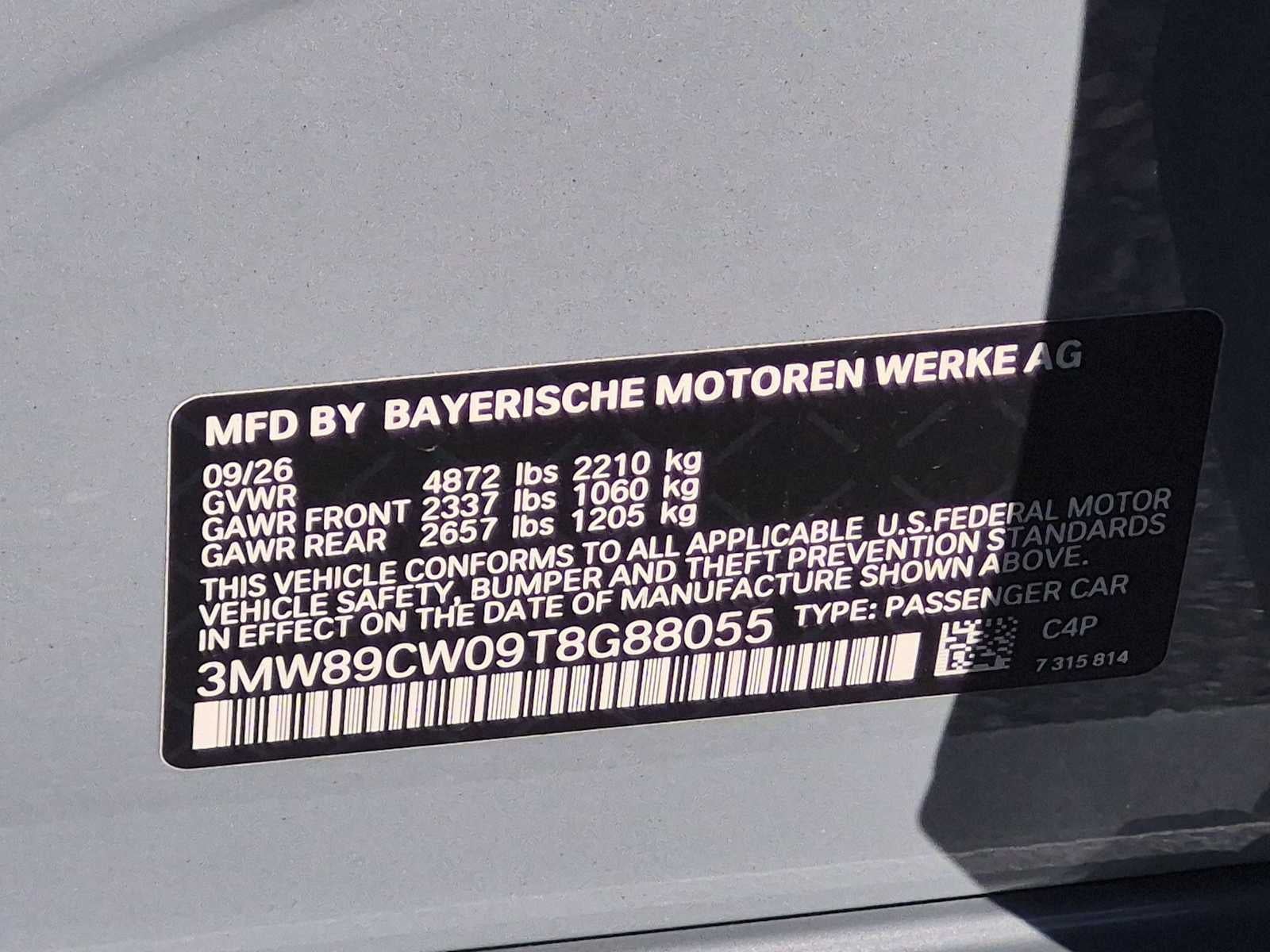 2026 BMW 3 Series 330i NA xDrive
