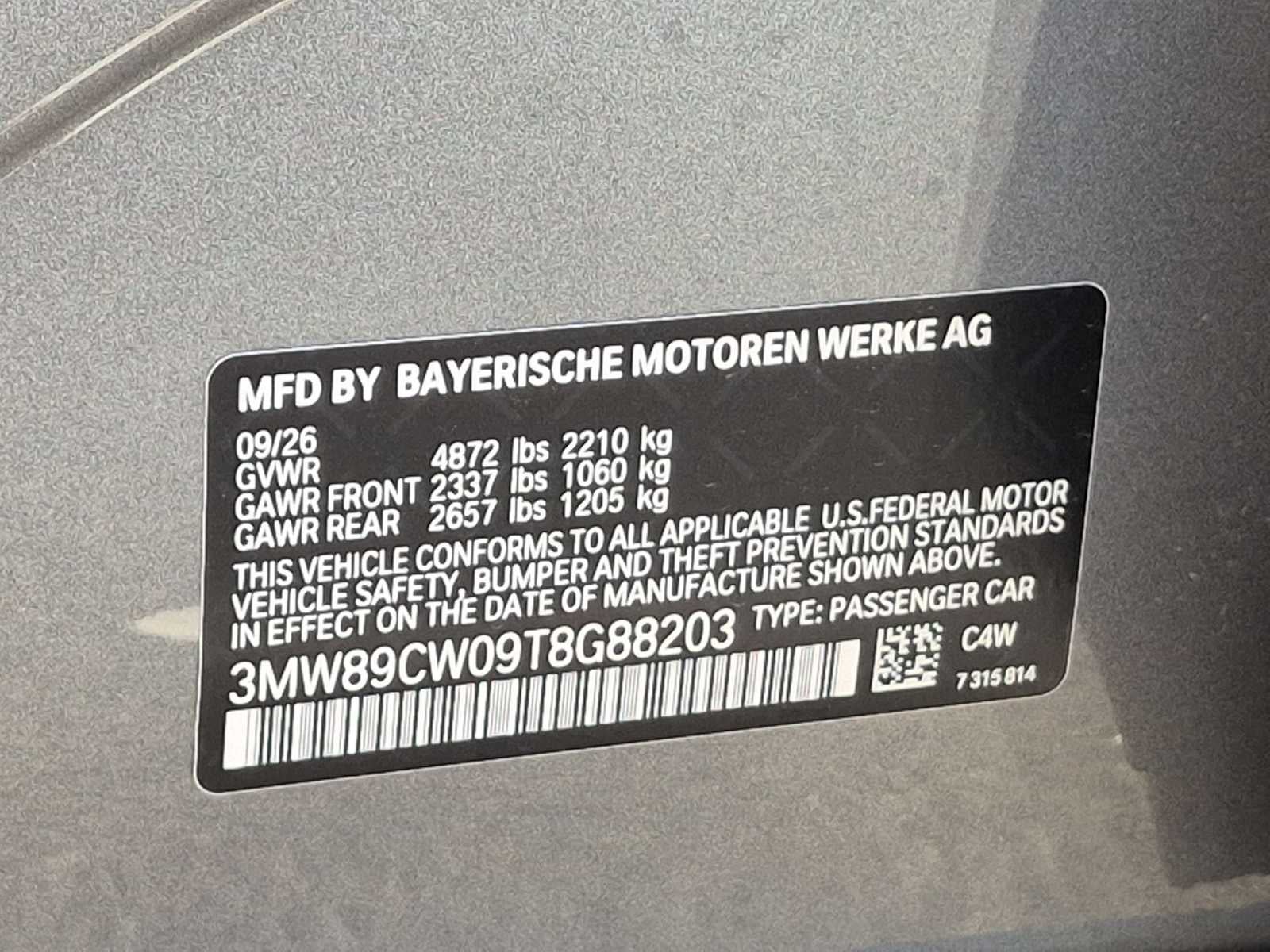 2026 BMW 3 Series 330i NA xDrive