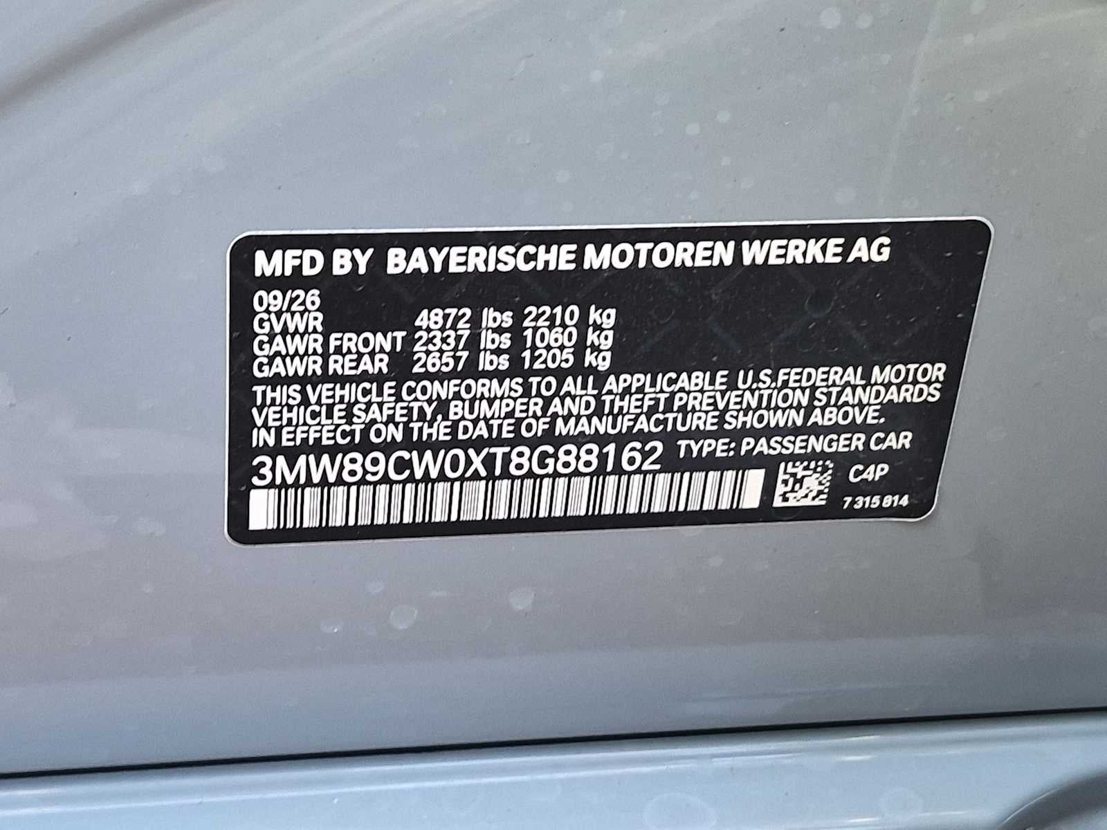 2026 BMW 3 Series 330i NA xDrive