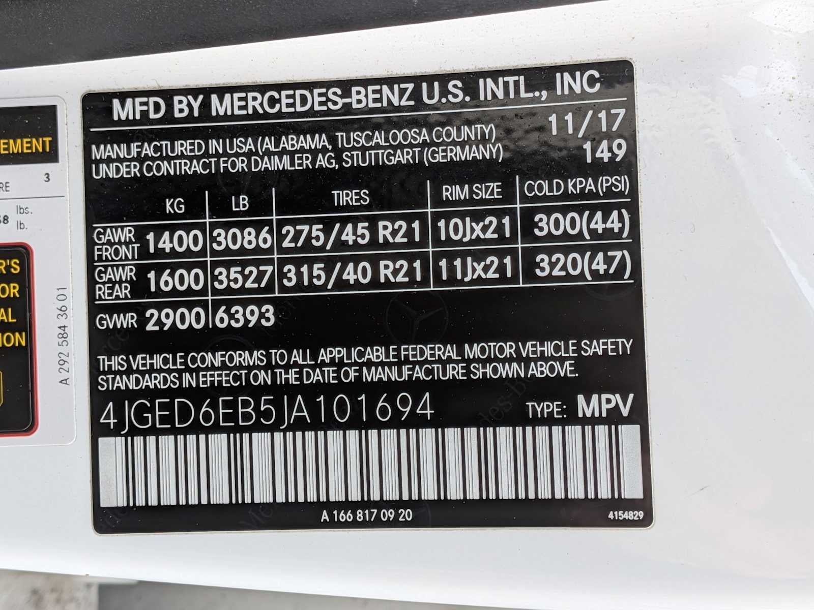 2018 Mercedes-Benz AMG® GLE 43 AMG® GLE 43