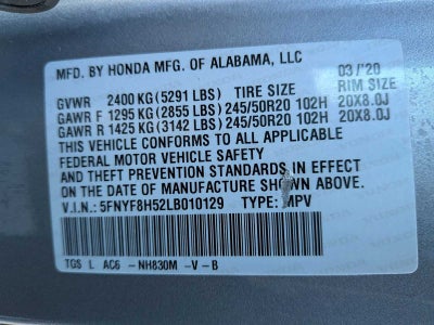 2020 Honda Passport EX-L