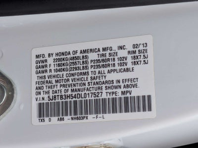 2013 Acura RDX Tech Pkg