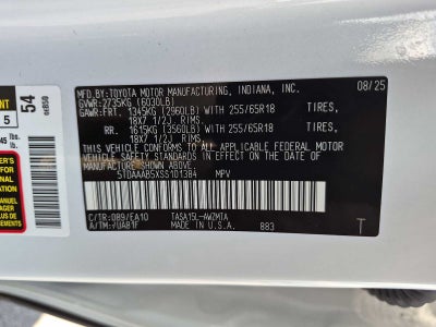 2025 Toyota Grand Highlander XLE