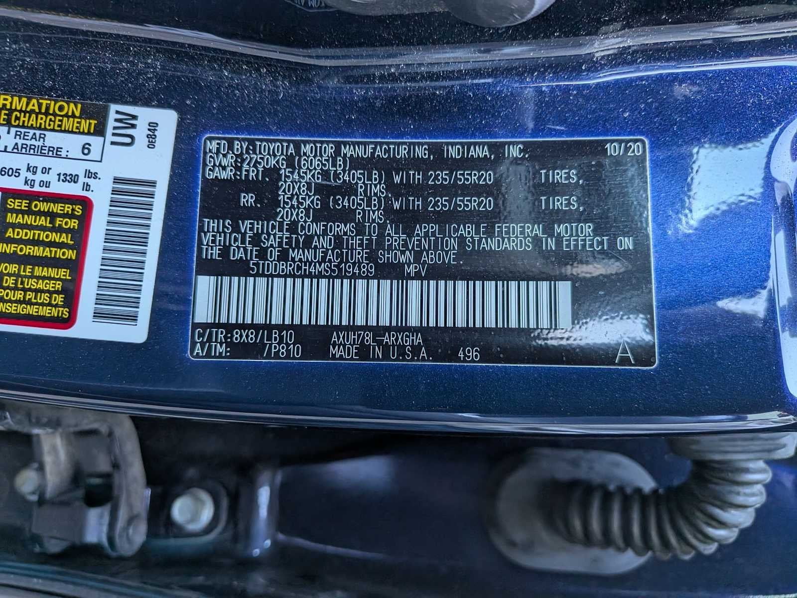 2021 Toyota Highlander Hybrid Limited