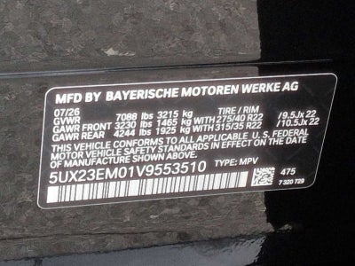 2027 BMW X7 xDrive40i