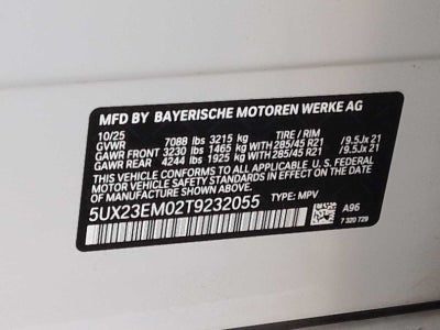 2026 BMW X7 xDrive40i xDrive40i