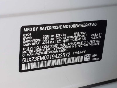 2026 BMW X7 xDrive40i xDrive40i