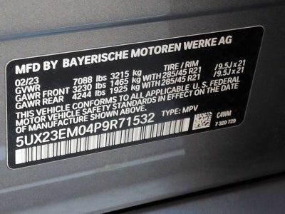 2023 BMW X7 xDrive40i