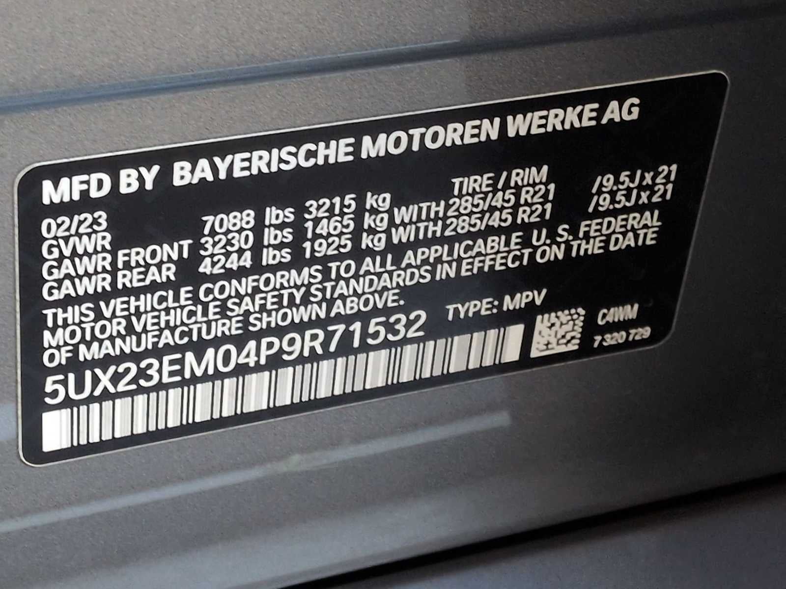 2023 BMW X7 xDrive40i