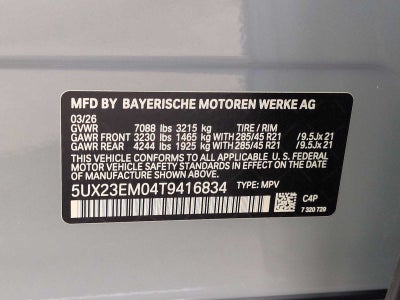 2026 BMW X7 xDrive40i