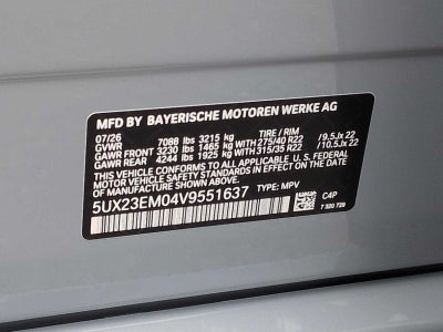 2027 BMW X7 xDrive40i