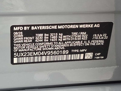 2027 BMW X7 xDrive40i