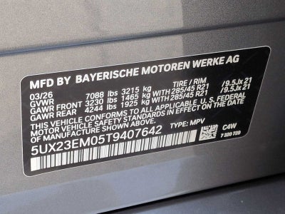 2026 BMW X7 xDrive40i xDrive40i