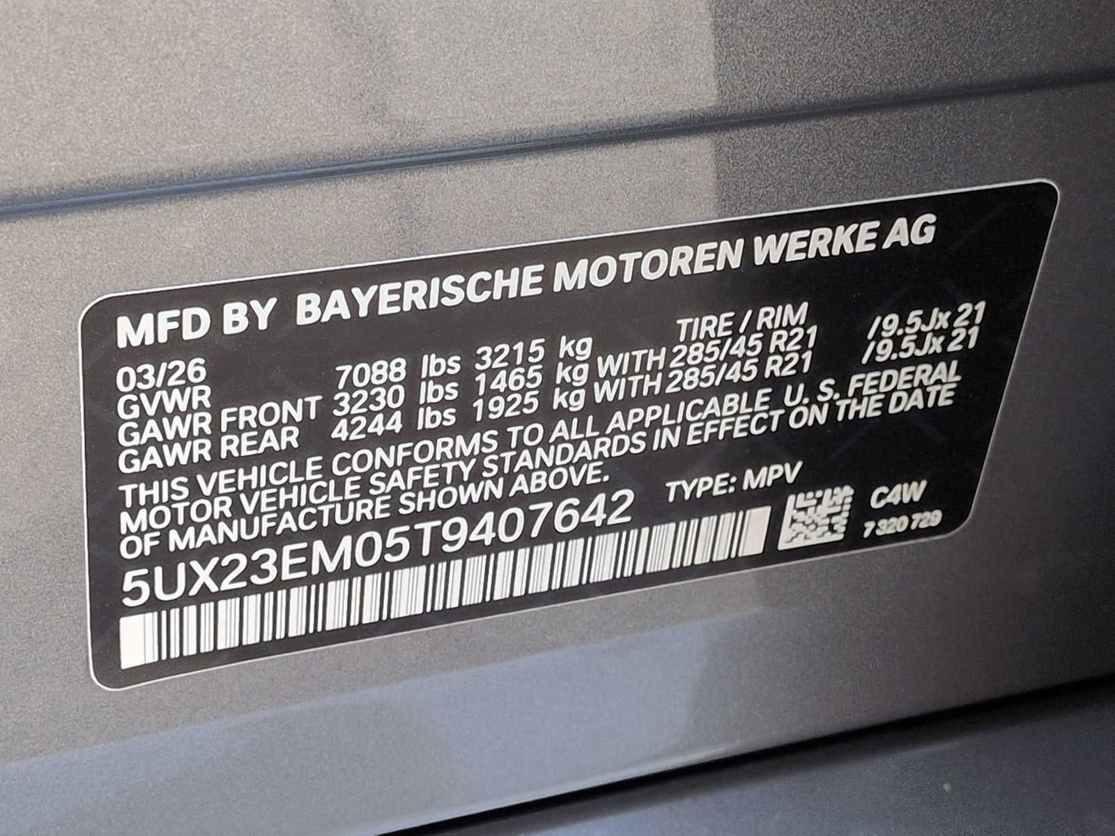2026 BMW X7 xDrive40i xDrive40i