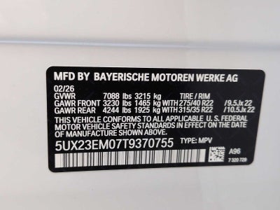 2026 BMW X7 xDrive40i