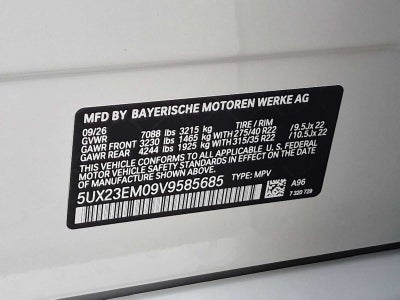 2027 BMW X7 xDrive40i
