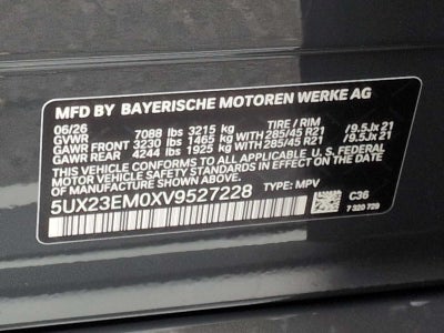 2027 BMW X7 xDrive40i xDrive40i