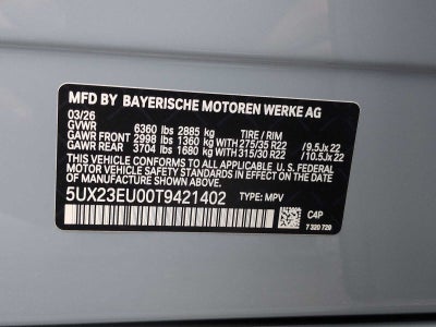 2026 BMW X5 xDrive40i