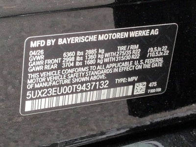 2026 BMW X5 xDrive40i