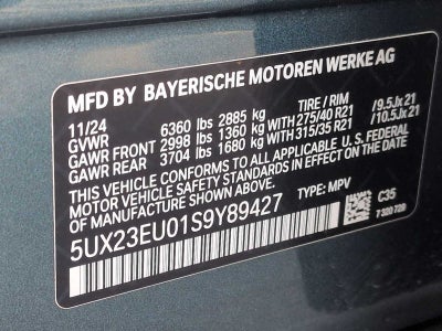 2025 BMW X5 xDrive40i